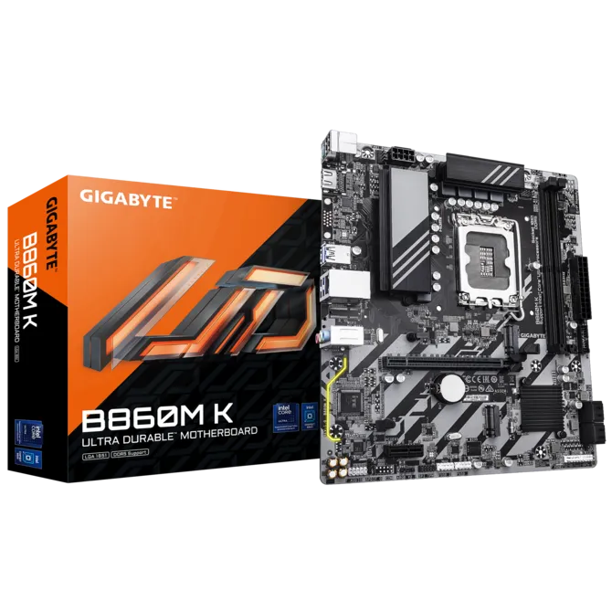 GIGABYTE B860M K LGA1851 (1) GIGABYTE B860M K LGA1851 Intel Motherboard - Image 1