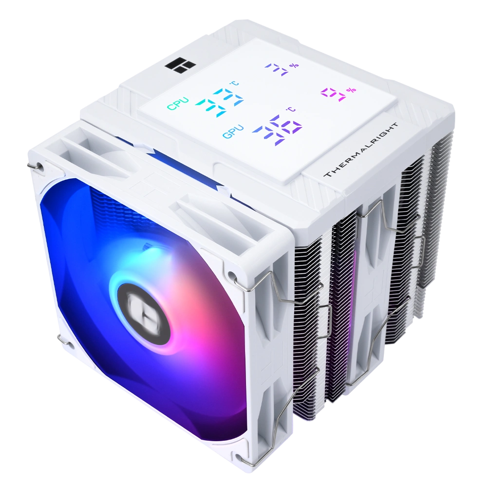 THERMALRIGHT Peerless Assassin 120 Digital ARGB Dual Tower CPU Air Cooler - White