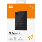 WD Western Digital 1TB My Passport External Hard Drive USB 3.0-WDBYVG0010BBK