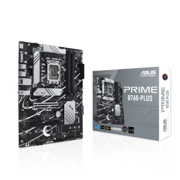 ASUS PRIME B760-PLUS PCIe 5.0 DDR5 LGA 1700 Intel Motherboard