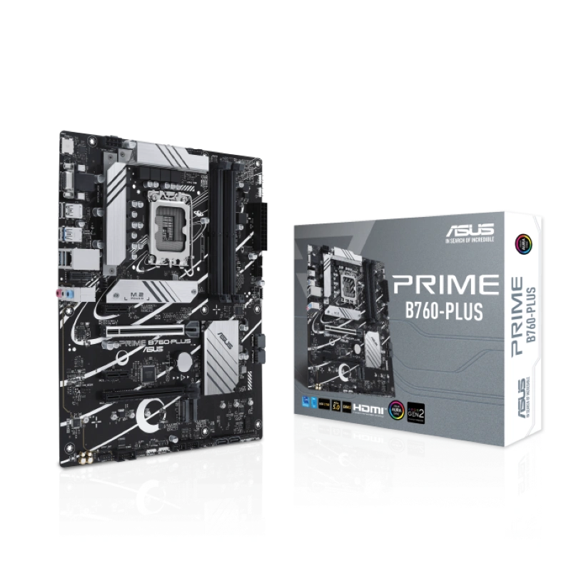 ASUS PRIME B760-PLUS PCIe 5.0 DDR5 LGA 1700 Intel Motherboard