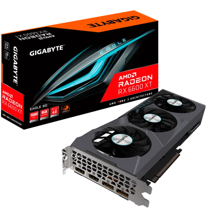 GIGABYTE AMD Radeon RX 6600 XT EAGLE 8G Gaming Graphics Card
