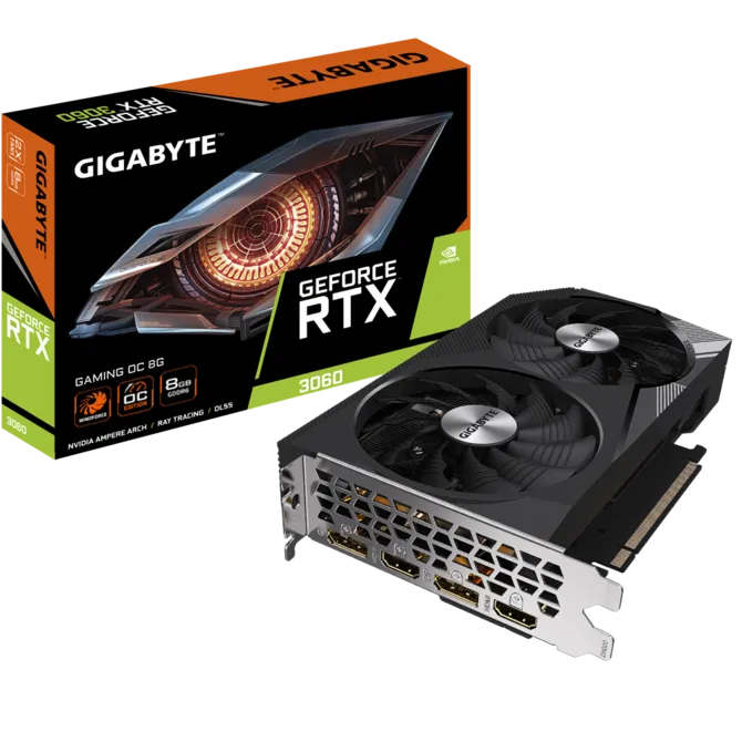 GIGABYTE GeForce RTX 3060 GAMING OC 8G NVIDIA Graphics Card