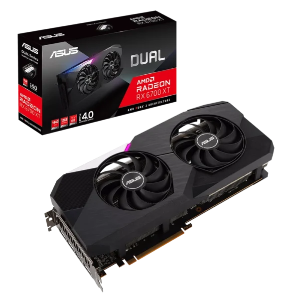 ASUS Dual AMD Radeon RX 6700 XT 12GB GDDR6 Gaming Graphics Card