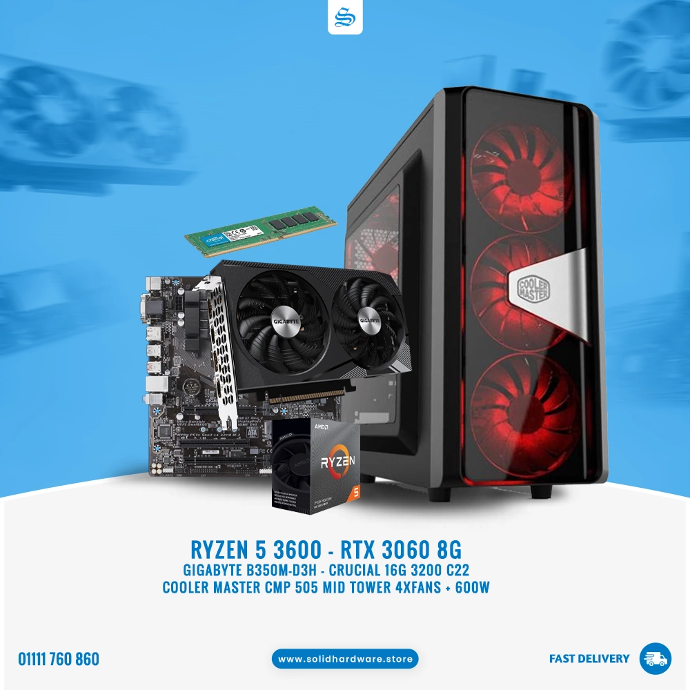 Gaming Box | Ryzen 5 3600 + RTX 3060