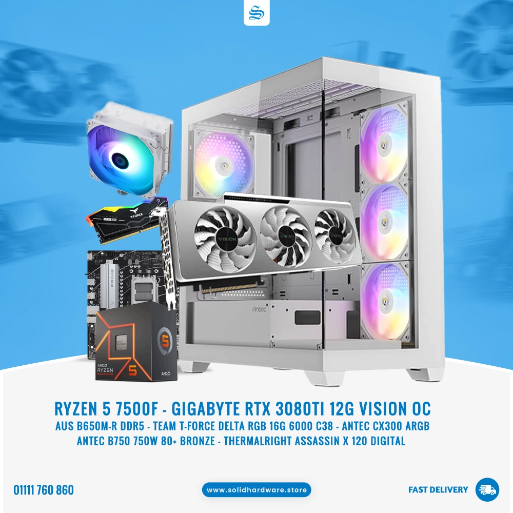 Game Vision | RYZEN 5 7500F + RTX 3080 TI 12G