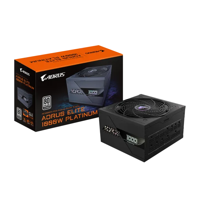 AORUS ELITE P1000W 80+ Platinum Modular PCIe 5.0 Full Modular Power Supply