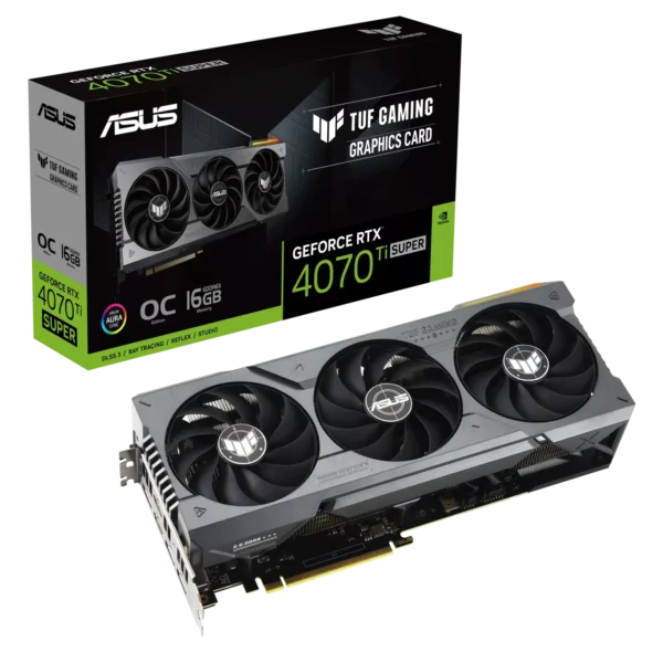 ASUS TUF Gaming GeForce RTX 4070 TI SUPER 16GB GDDR6X OC Edition NVIDIA Graphics Card