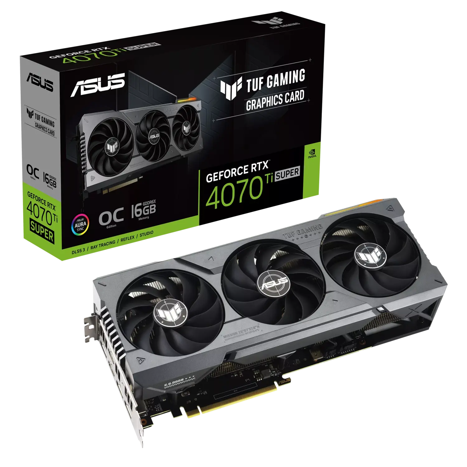 ASUS TUF Gaming GeForce RTX 4070 TI SUPER 16GB GDDR6X OC Edition NVIDIA Graphics Card