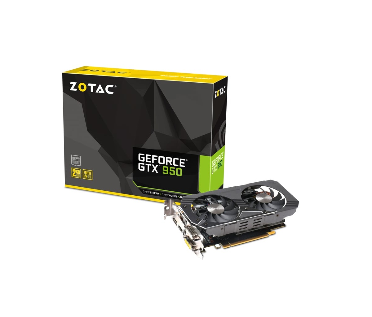ZOTAC GAMING GeForce GTX 950 OC 2GB GDDR5 NVIDIA Graphics Card