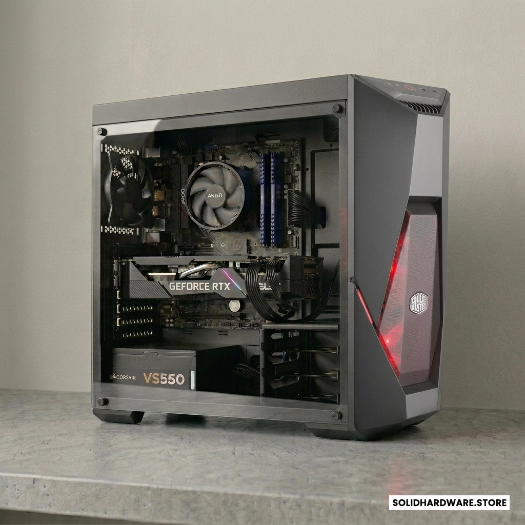 MasterBox Build | Ryzen 5 4500 + RTX 2060