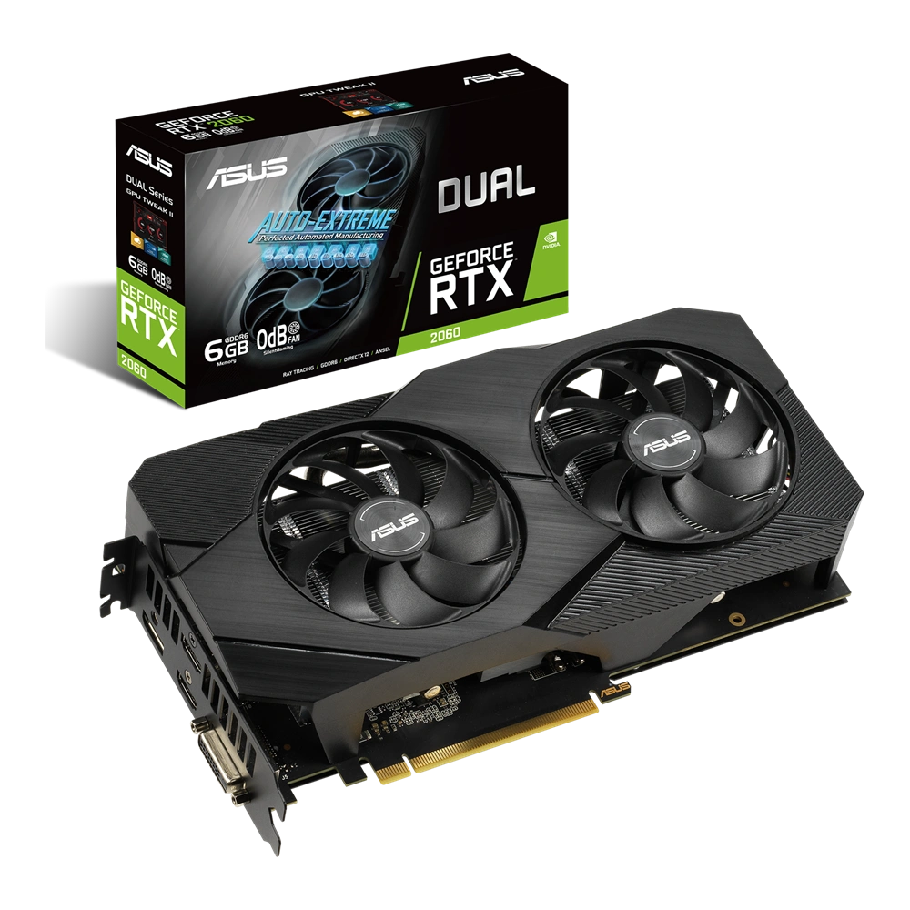 ASUS Dual GeForce RTX 2060 EVO 6GB GDDR6 NVIDIA Graphics Card