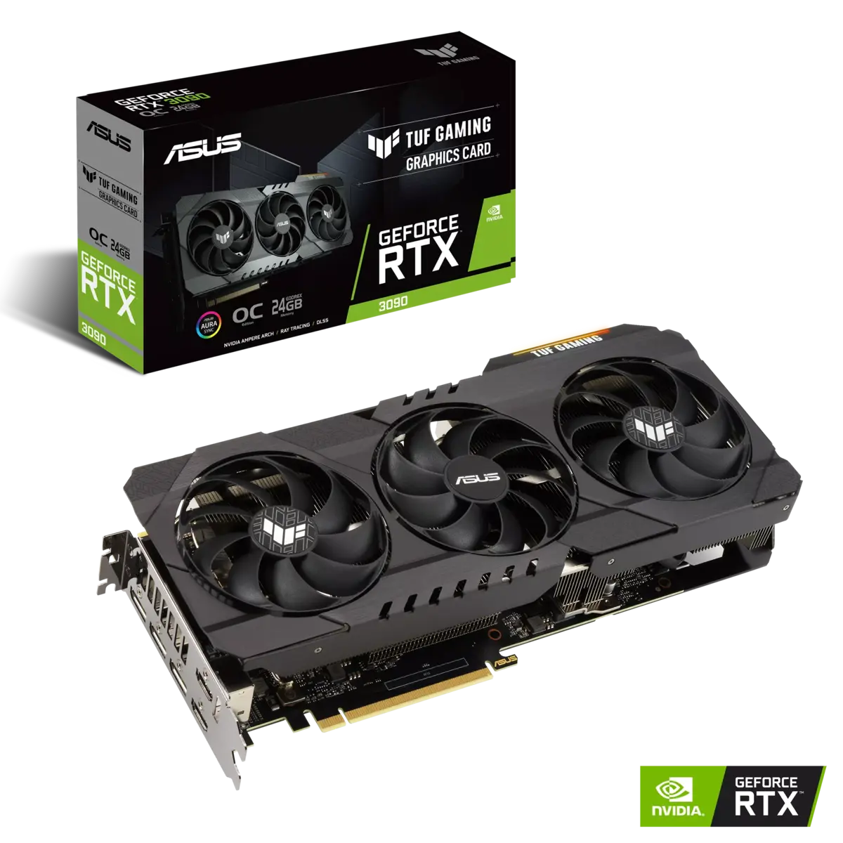 ASUS TUF Gaming GeForce RTX 3090 OC Edition 24GB GDDR6X NVIDIA Graphics Card