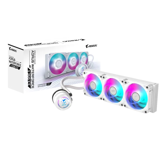 GIGABYTE AORUS WATERFORCE II 360 ICE ARGB AIO CPU Liquid Cooler