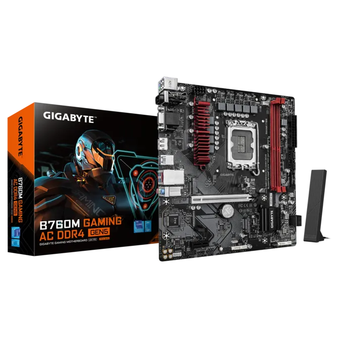 GIGABYTE B760M GAMING AC DDR4 GEN5 Intel LGA 1700 INTEL MOTHERBOARD