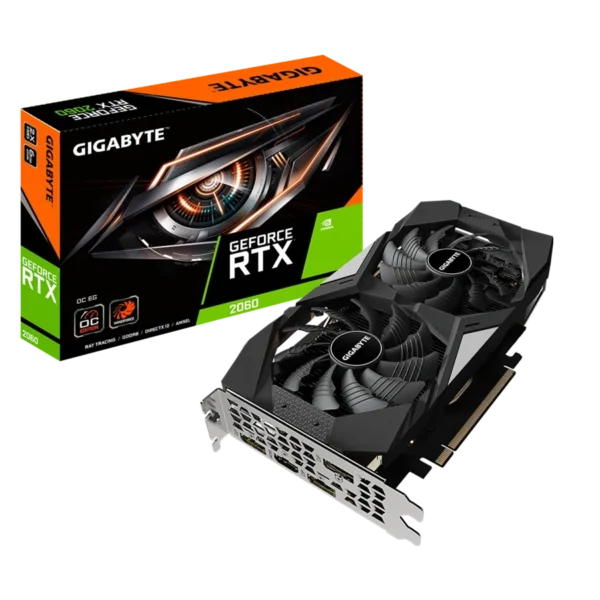 GIGABYTE GeForce RTX 2060 WINDFORCE OC 6G GV-N2060WF2OC-6GD 6GB GDDR6 NVIDIA Graphics Card