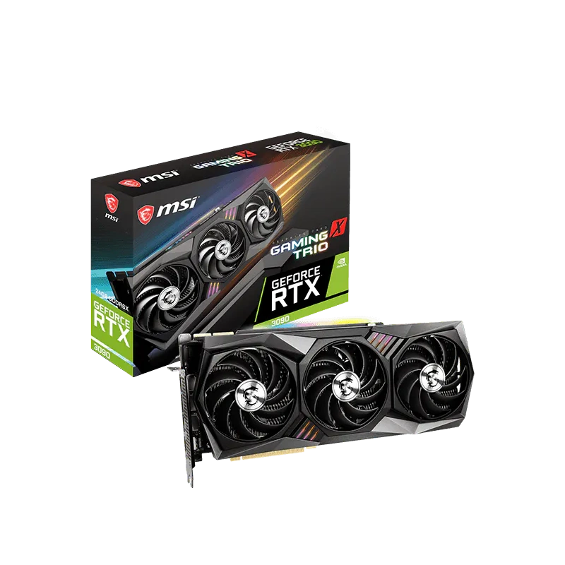 MSI GeForce RTX 3090 GAMING X TRIO 24GB GDDR6X NVIDIA Graphics Card