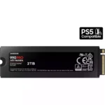SAMSUNG 990 PRO with Heatsink 2TB PCI-E Gen 4.0 NVMe V-NAND SSD (Read 7450MB/s - Write 6900MB/s) - Image 3