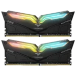 Team Night Hawk RGB 16GB (2x8GB) 3200MHz DDR4 CL16 Desktop Gaming Memory Module Ram - Black