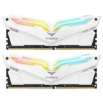 Team Night Hawk RGB 16GB (2x8GB) 3200MHz DDR4 CL16 Desktop Gaming Memory Module Ram - White