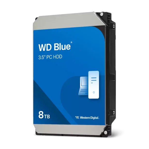 WD Blue 8TB 5640 RPM 256MB Cache Desktop PC 3.5' HDD -WD80EAAZ