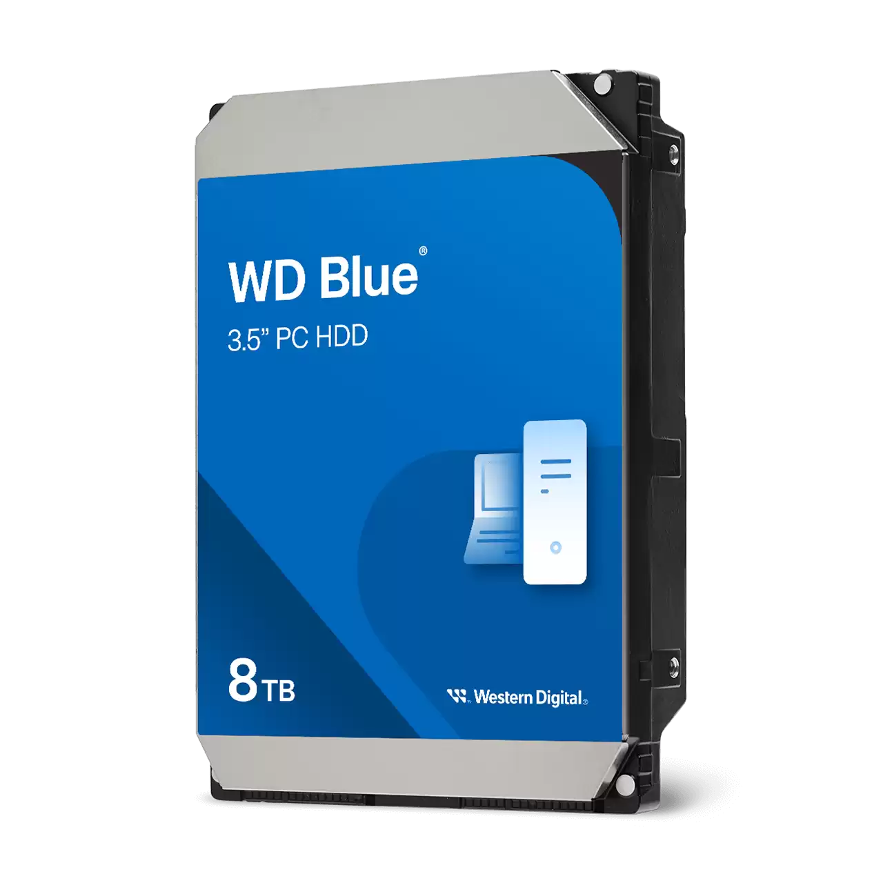 WD Blue 8TB 5640 RPM 256MB Cache Desktop PC 3.5' HDD -WD80EAAZ