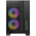 Antec FLUX M Case 6XPWM Fan ARGB Black Tempered Glass Compact MicroATX Gaming Case - Image 2
