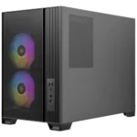 Antec FLUX M Case 6XPWM Fan ARGB Black Tempered Glass Compact MicroATX Gaming Case - Image 3