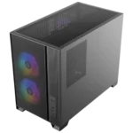 Antec FLUX M Case 6XPWM Fan ARGB Black Tempered Glass Compact MicroATX Gaming Case - Image 5
